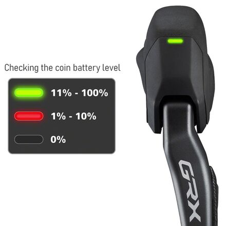 Shimano GRX ST-RX825 Di2 Shifter & Disc Brake Caliper - Components