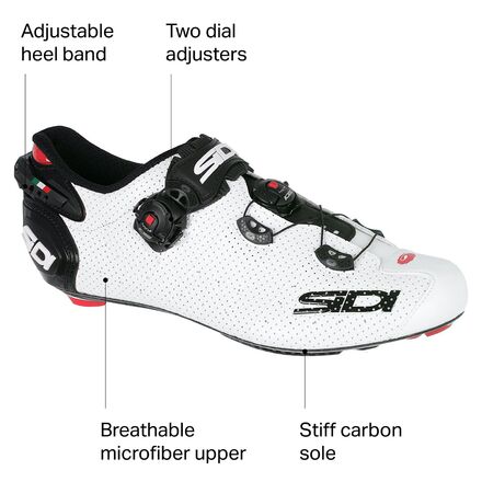 Sidi wire deals vent