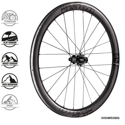 Vision Metron 45 SL Disc Brake Wheelset - Components