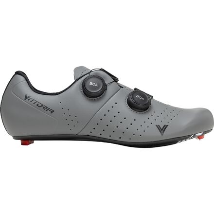 NEW VITTORIA unisex veloce carbon road cycling shoes in grey/black Vittoria Cycling Shoes Veloce Carbon Cycling Shoe - Men main image 2