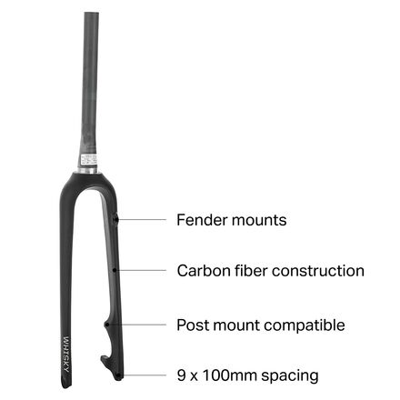 パーツ Whisky Parts No.7 Disc Cyclocross Fork Universal Cycles -- Whisky Parts Co. No. 7 Disc Cross Fork