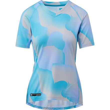 (取寄) イエティサイクルズ レディース エンデューロ ショートスリーブ ジャージ - ウィメンズ Yeti Cycles women Enduro Short-Sleeve Jersey - Women's Smoke Abstract Yeti Cycles Enduro Short-Sleeve Jersey - Women's - Women