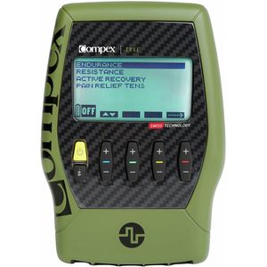 Amazon.com: Compex Sport Elite 2.0 Muscle Stimulator with TENS Bundle Kit:  Muscle Stim, 12 Snap Electrodes, 10 Programs, Lead Wires, Battery, Case / 4  strength, 2 warm-up, 3 recovery, 1 TENS : Health & Household