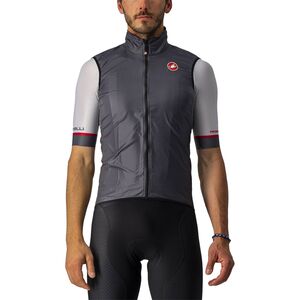 Gilet Sportivo CASTELLI Aria Vest Uomo - Antivento Anteriore, Schiena In Rete Traspirante, Ripiegabile In Tasca - Leggero E Aderente