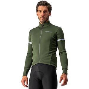 Thermal Moisture Wicking Jersey for Cold Weather Castelli Mens Winter Fondo Jersey FZ Cycling Jersey 