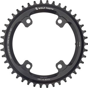 パーツ Wolf Tooth Drop-Stop 110 BCD 42T Wolf Tooth Components Drop Stop B Asymmetric 4-Bolt Shimano GRX